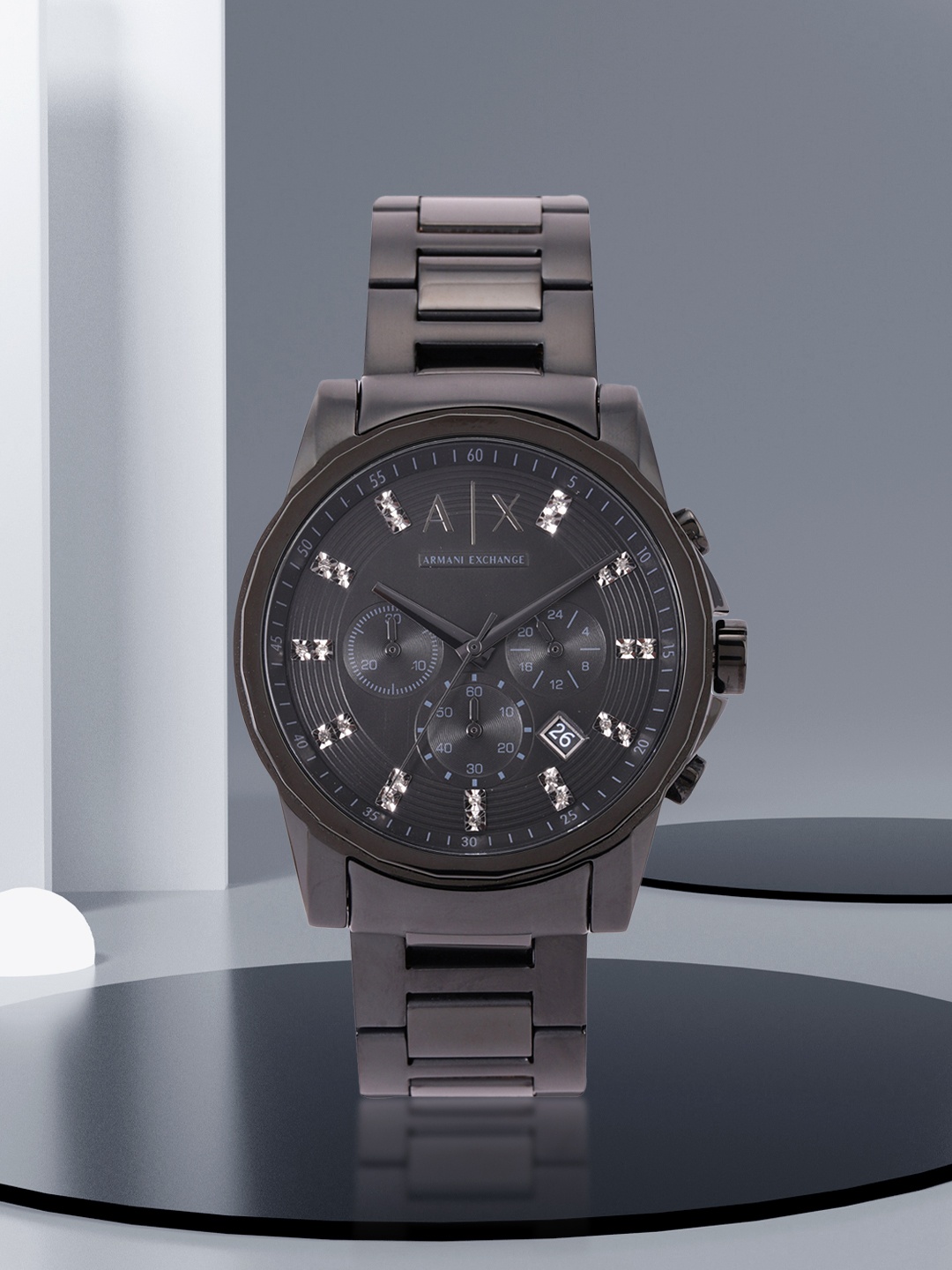 

Armani Exchange Men Black Analogue Watch AX2093