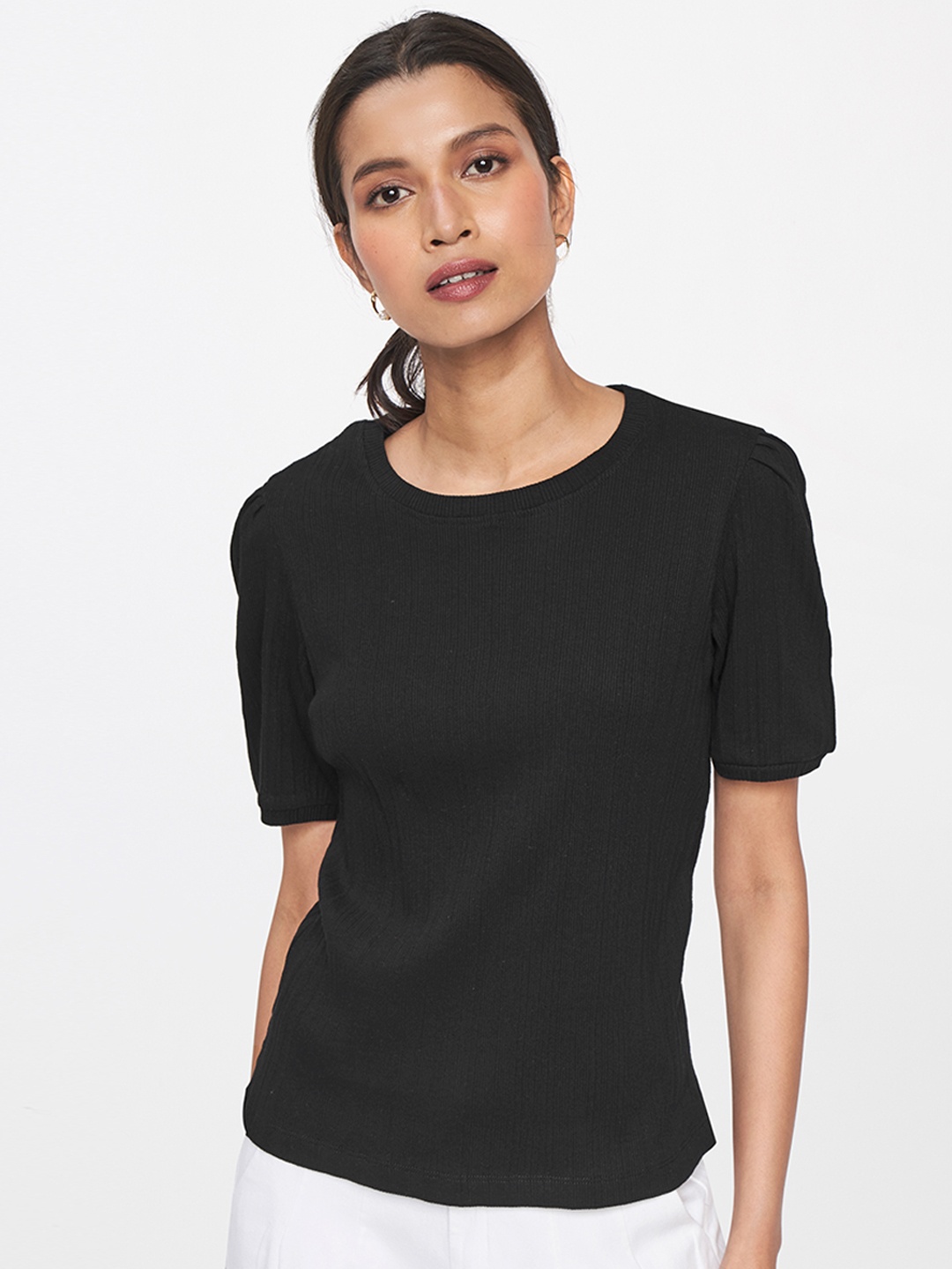 

AND Black Regular Top