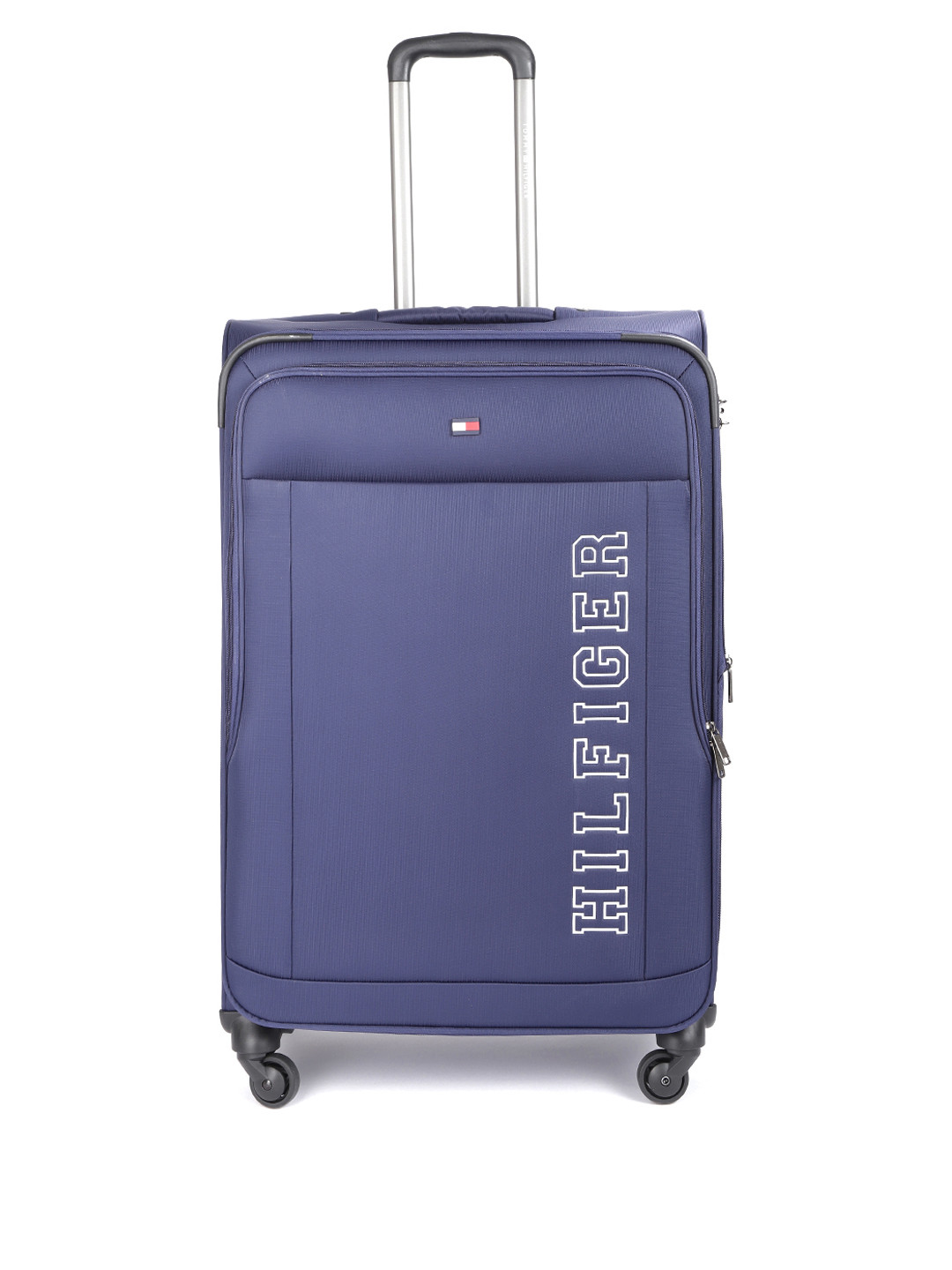 

Tommy Hilfiger Soft Luggage 4-Wheel 360-Degree Rotation Large Trolley Bag, Navy blue