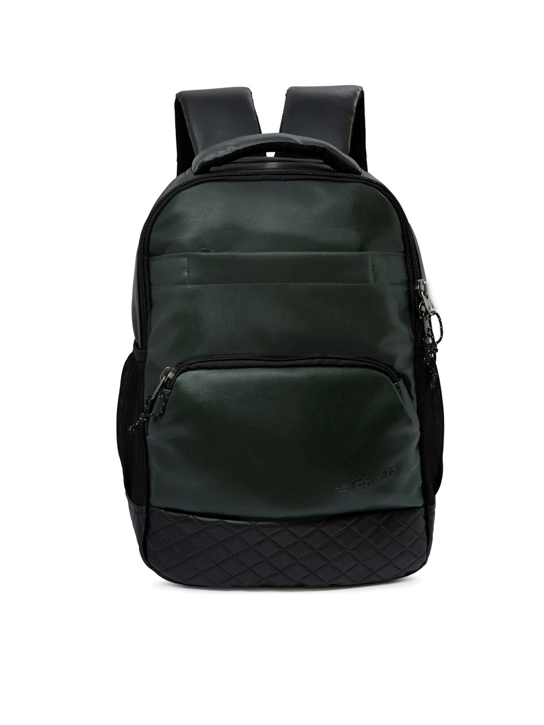 

F Gear Unisex Olive Green & Black Solid Backpack