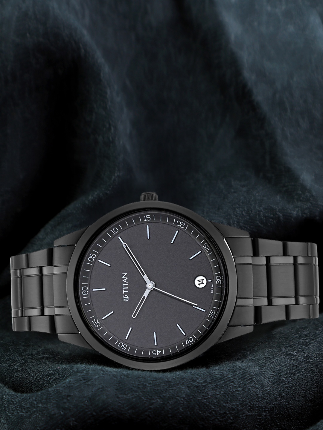 

Titan Men Black Analogue Watch 1806NM01