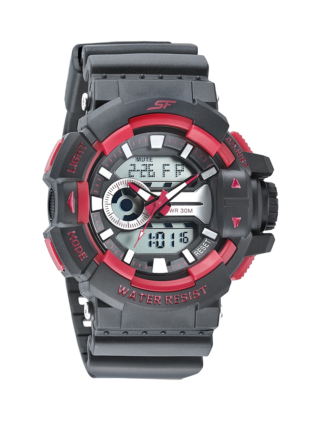 

Sonata Men Multicoloured Analogue and Digital Watch 77118PP02W, Multi