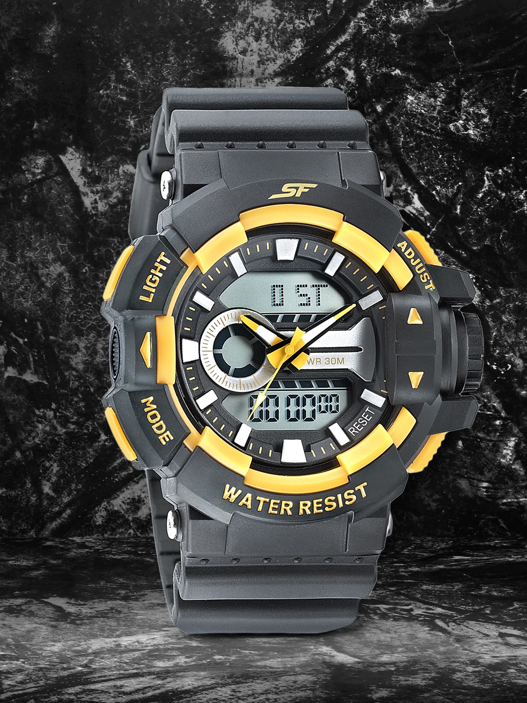 

Sonata Men Multicoloured Analogue and Digital Sf Hustler Watch 77118PP03W, Multi