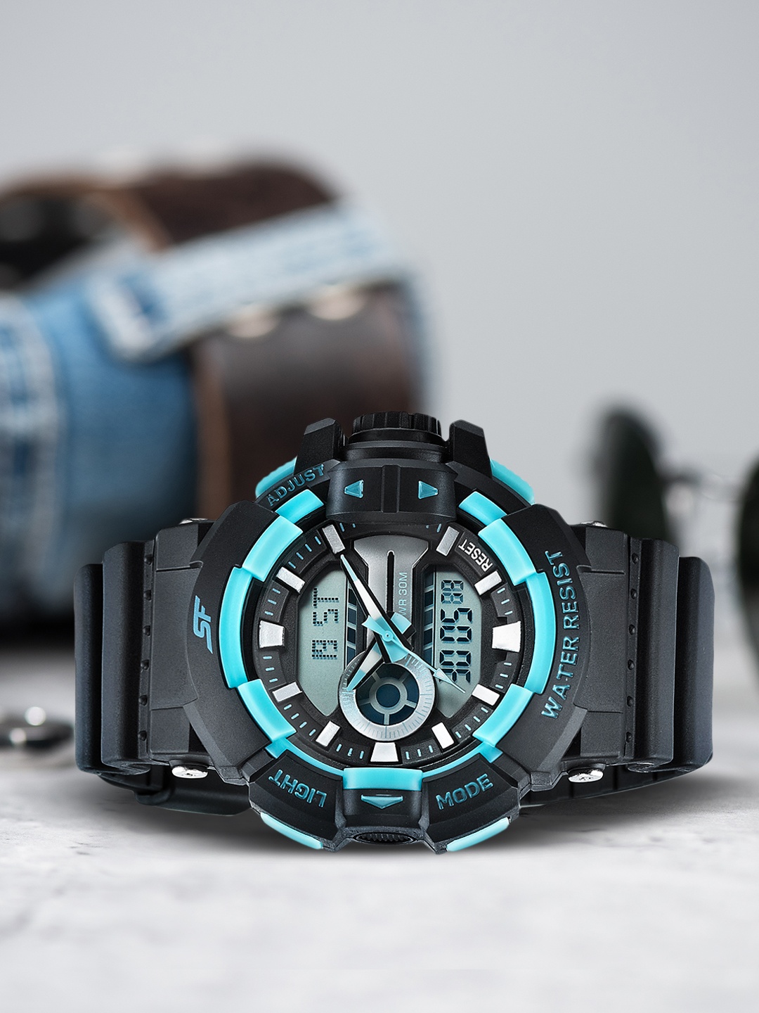 

Sonata Men Multicoloured Analogue and Digital Watch 77118PP05W, Multi