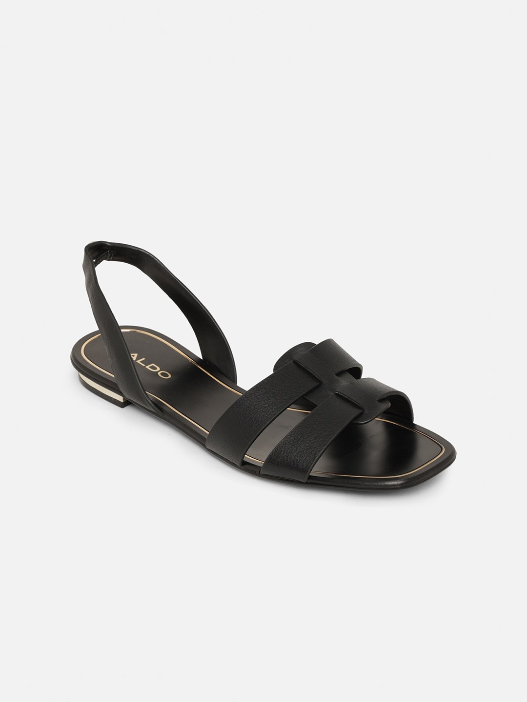 

ALDO Women Black Solid Open Toe Flats
