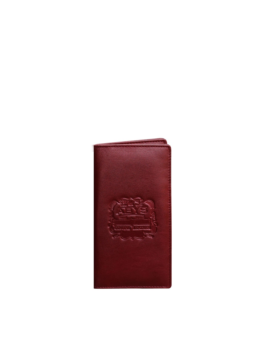 

ABYS Unisex Brown & Black Textured Card Holder