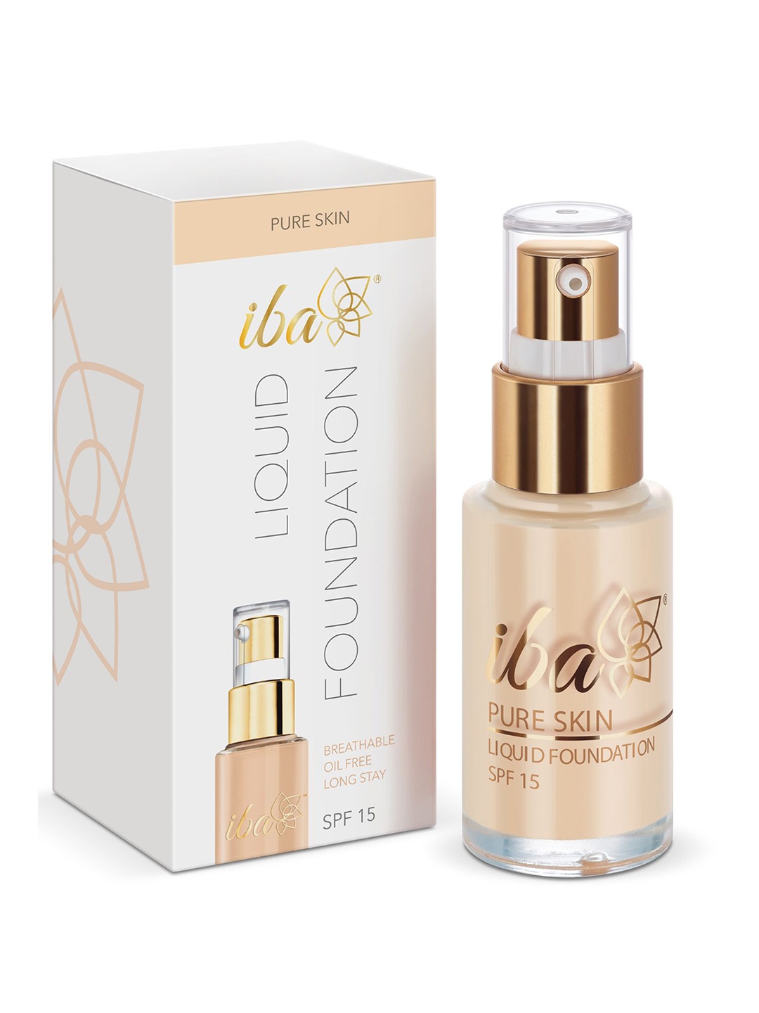 

Iba Women Snow White Pure Skin Liquid Foundation 30 g, Off white