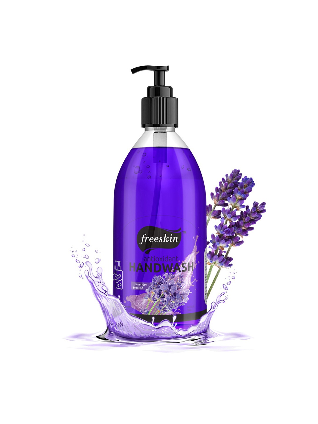 

Freeskin Unisex Antioxidant Lavender Scented Hand Wash 500 ml, Purple
