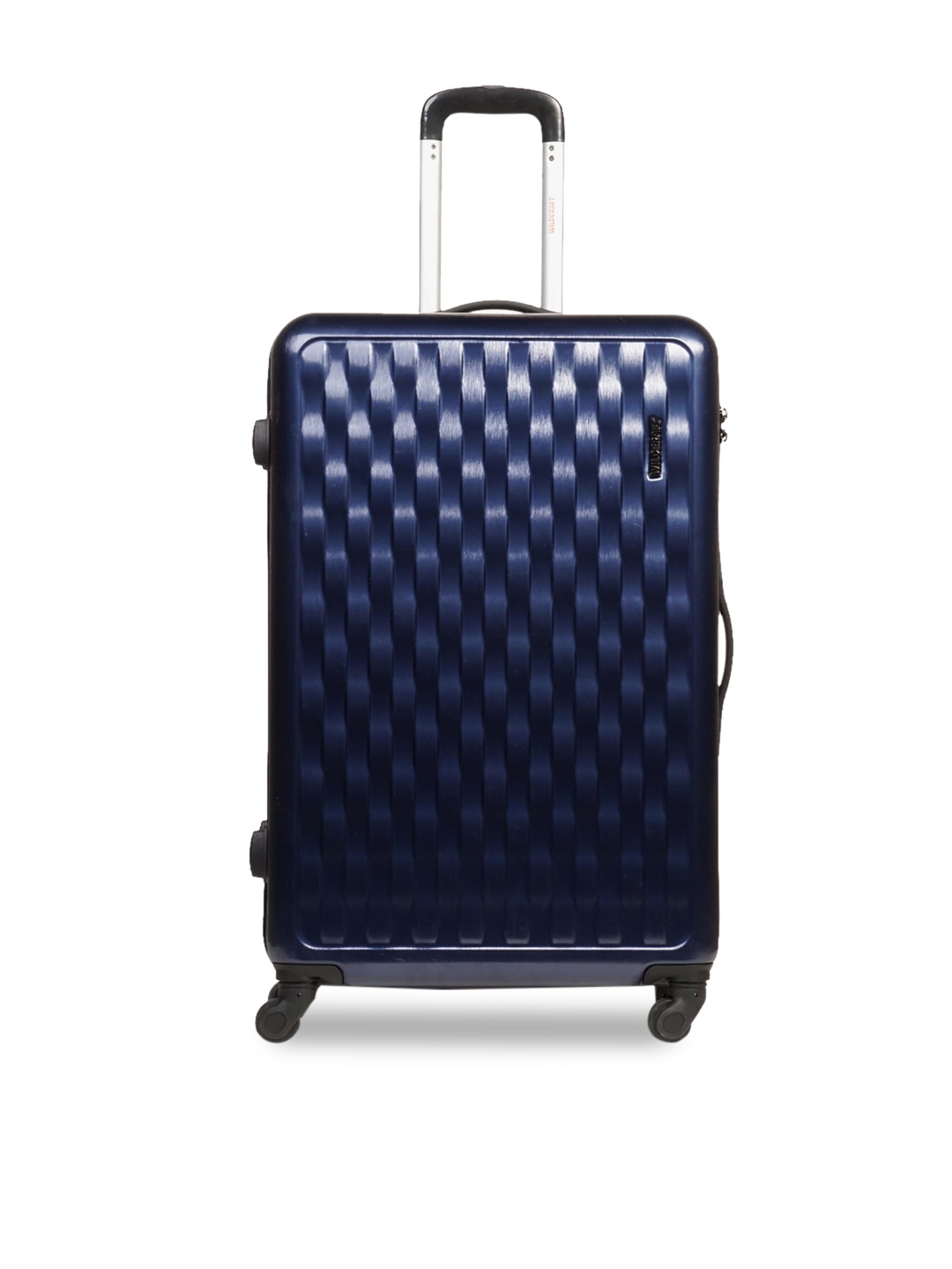 

Wildcraft Unisex Blue Textured Hard-Side Cabin Trolley Suitcase