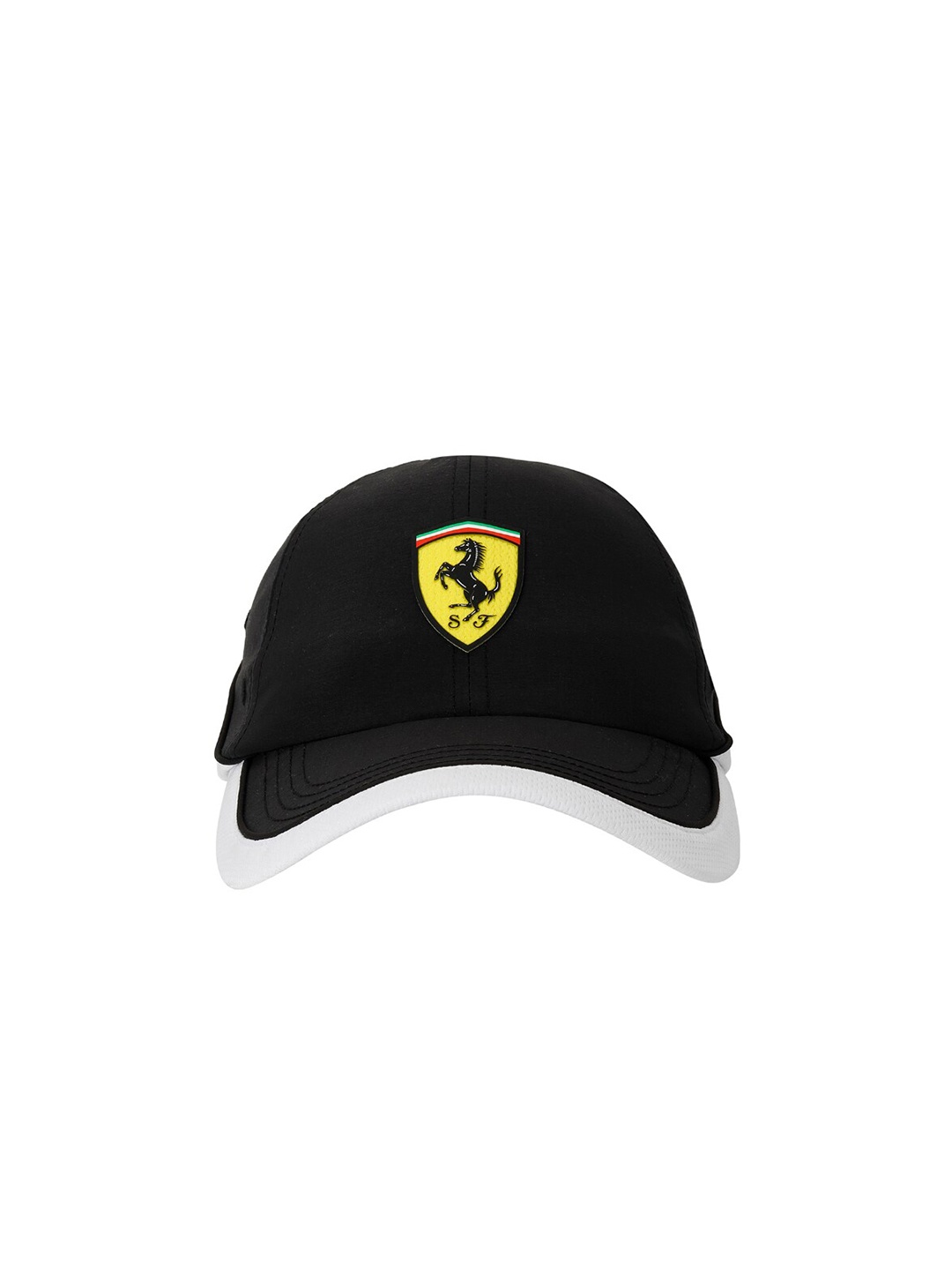 

Puma Unisex Black & White Scuderia Ferrari Embroidered Baseball Cap