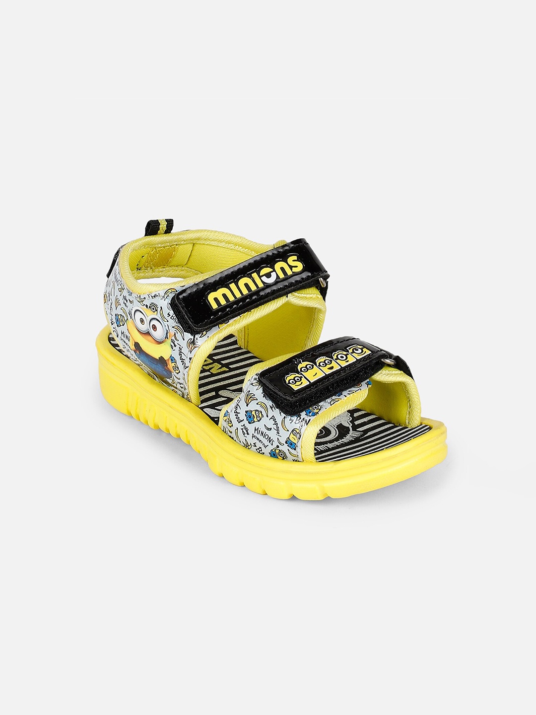 

Kids Ville Boys Yellow & Black Minions Comfort Sandals