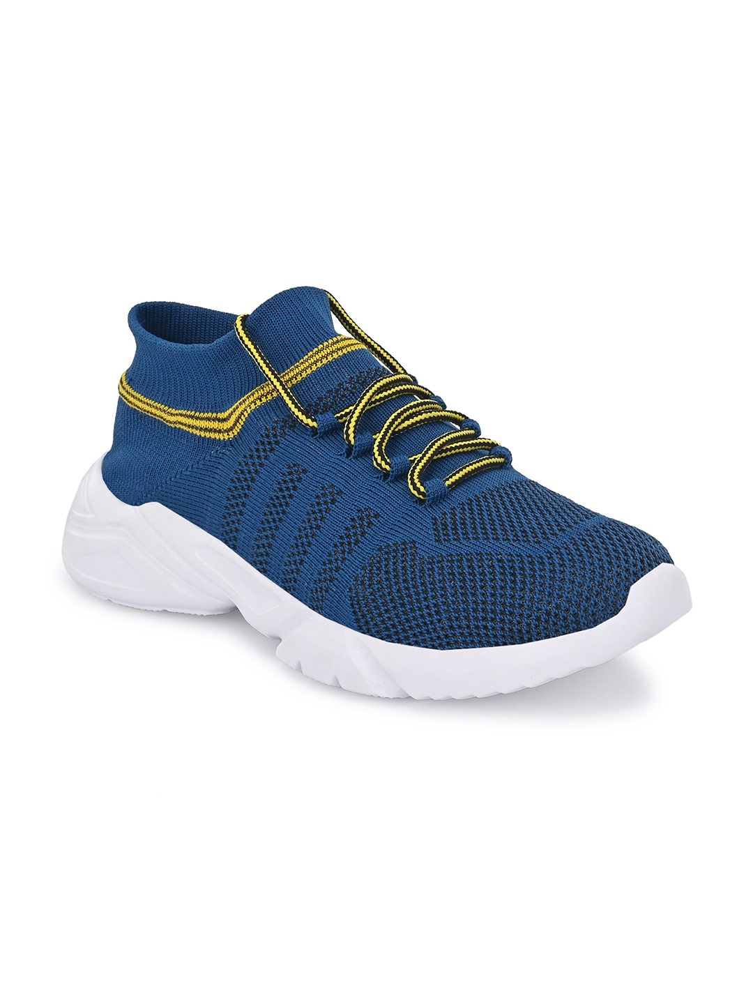 

MENGLER Men Blue Textile Running Shoes