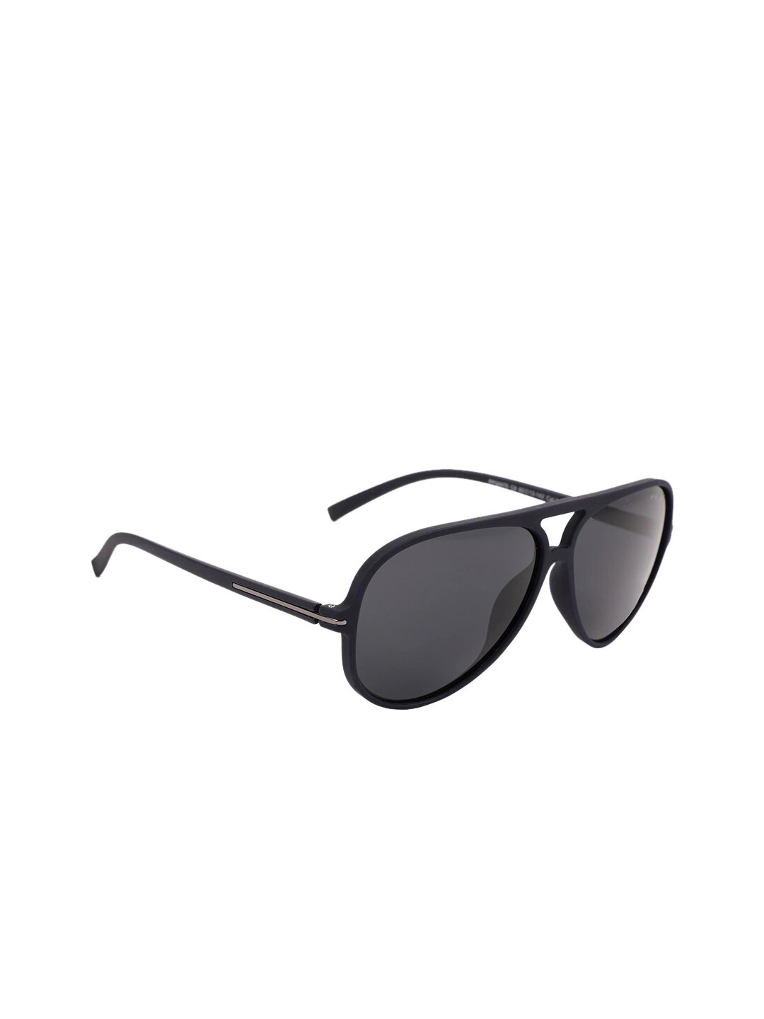 

MARC LOUIS Unisex Grey Lens & Black UV Protected Aviator Sunglasses PP98876 -C8