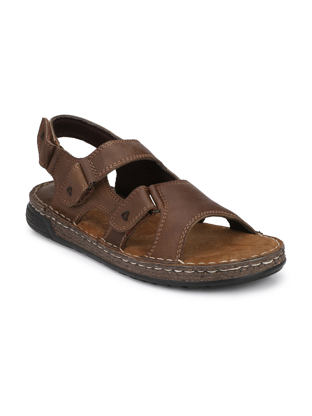 

Delize Men Brown Comfort Sandals