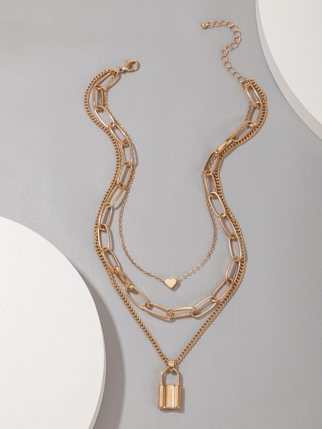 

OOMPH Gold-Toned Alloy Layered Chain