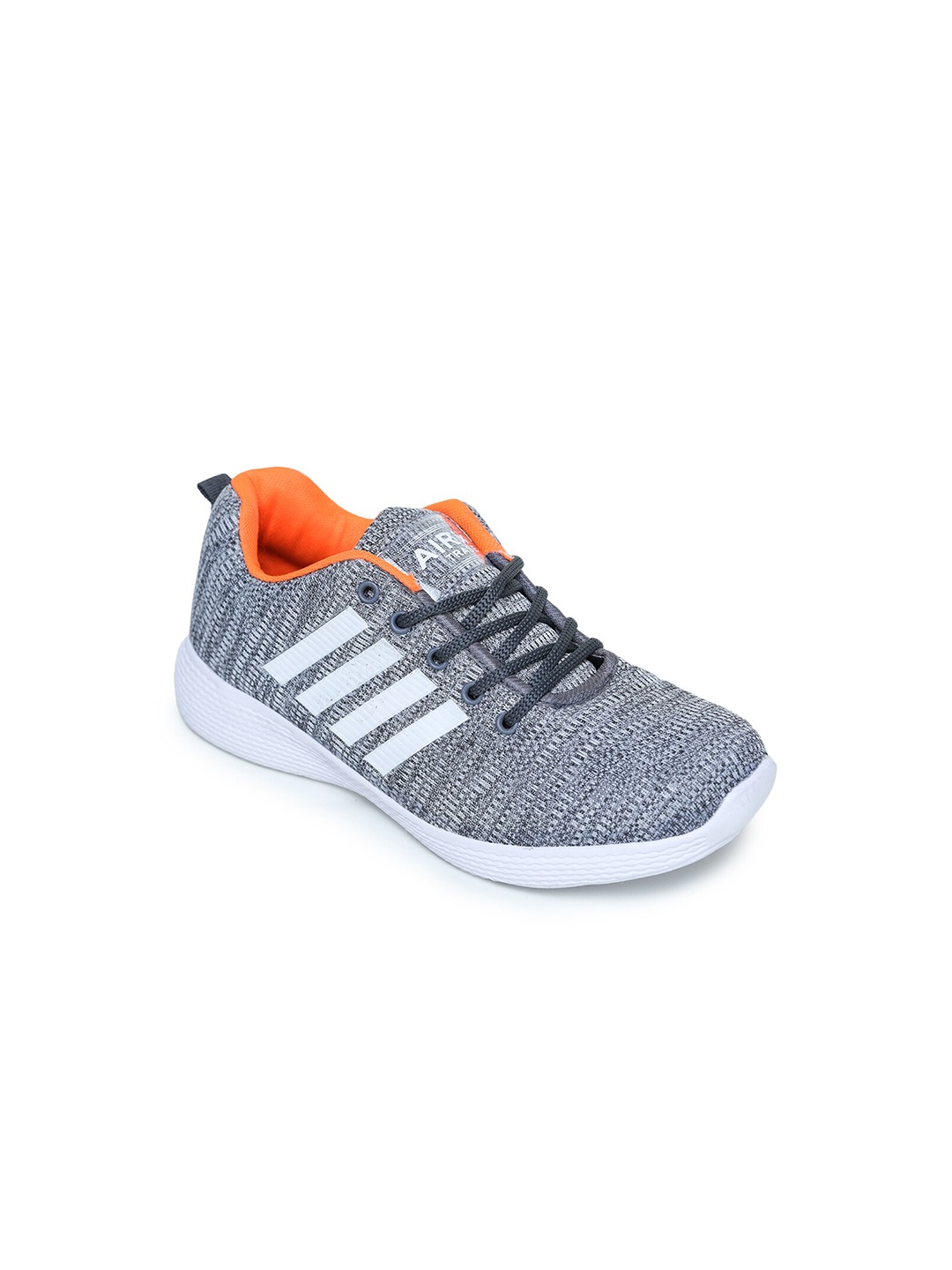 

TRASE Boys Grey & White Relax-I Running Shoes