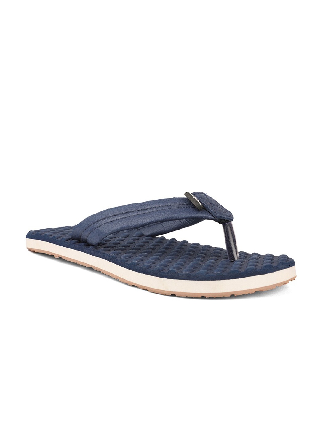 

Bata Men Navy Blue Solid Thong Flip-Flops