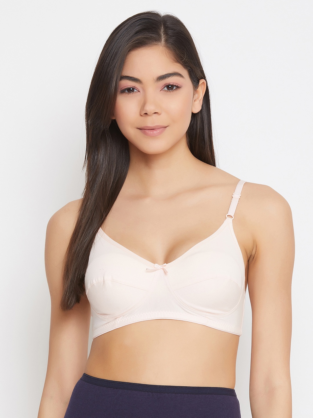 

Clovia Pink Solid Non-Wired Non Padded Everyday Bra