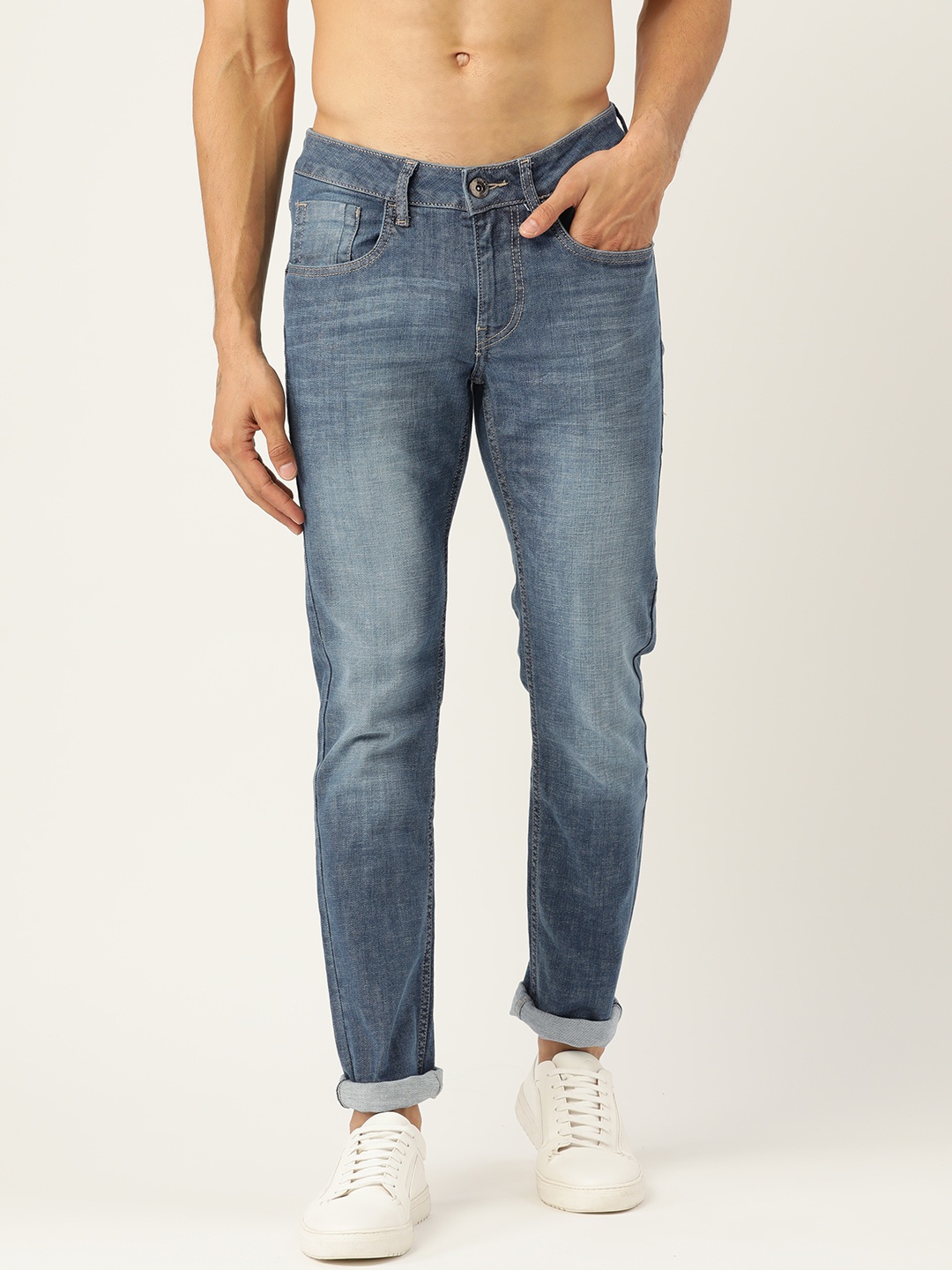 

Flying Machine Men Blue Jackson Skinny Fit Light Fade Jeans