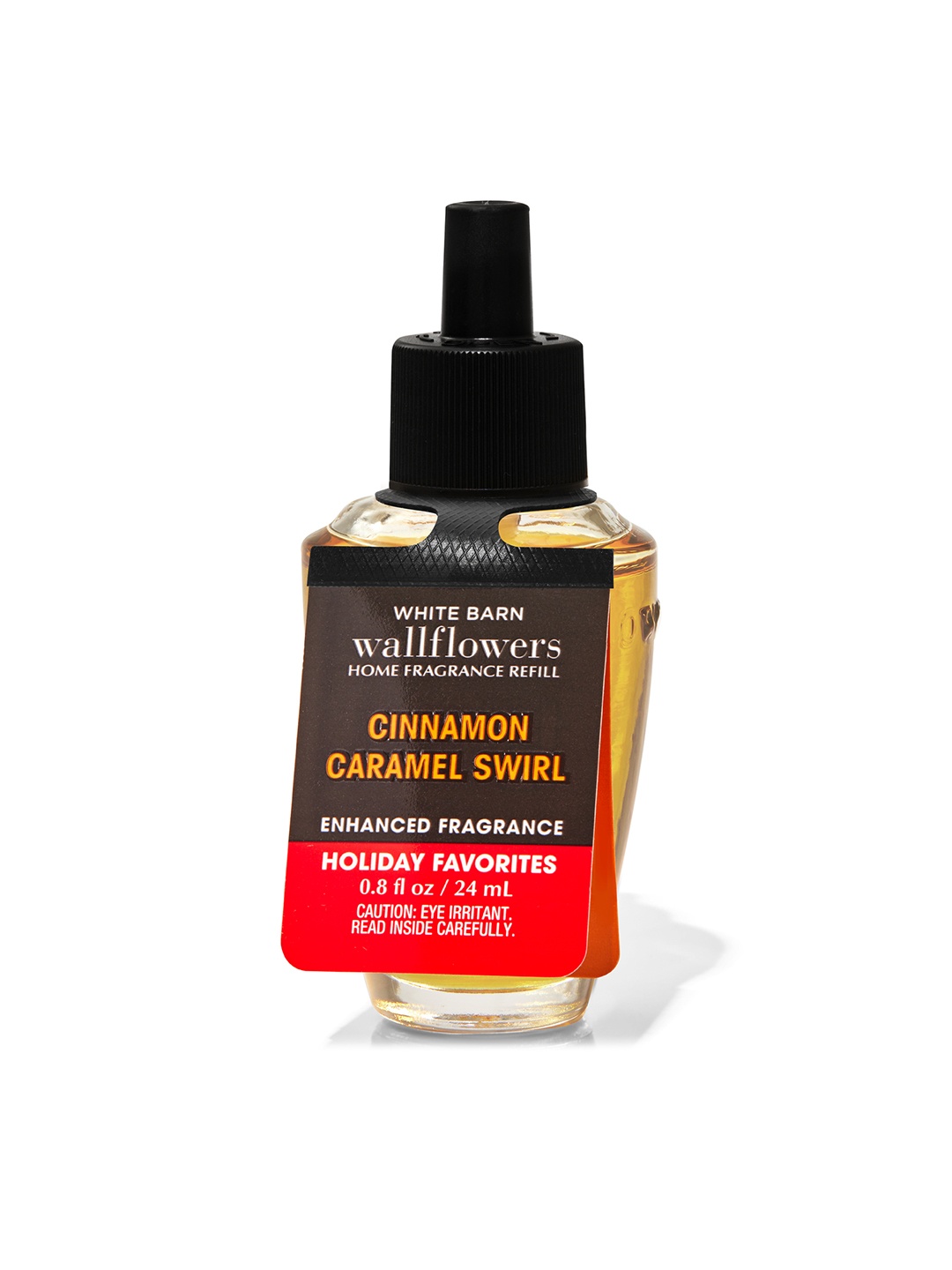 

Bath & Body Works Cinnamon Caramel Swirl Wallflowers Fragrance Refill 24 ml, Orange