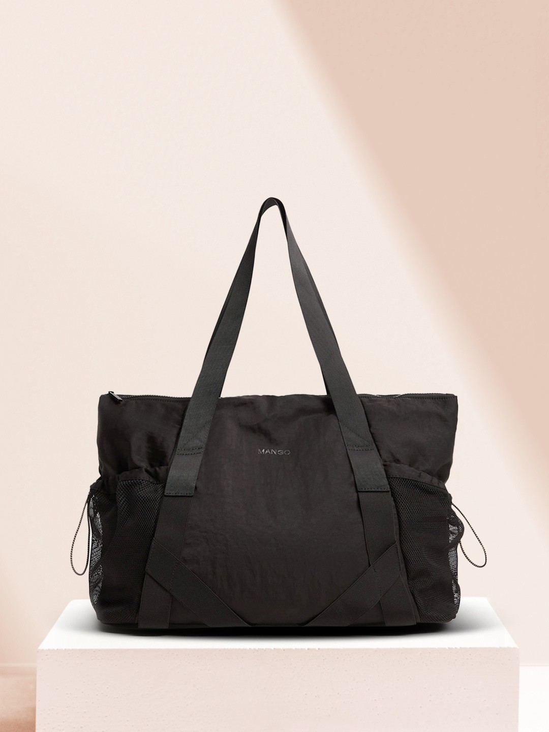 

MANGO Black Solid Shoulder Bag