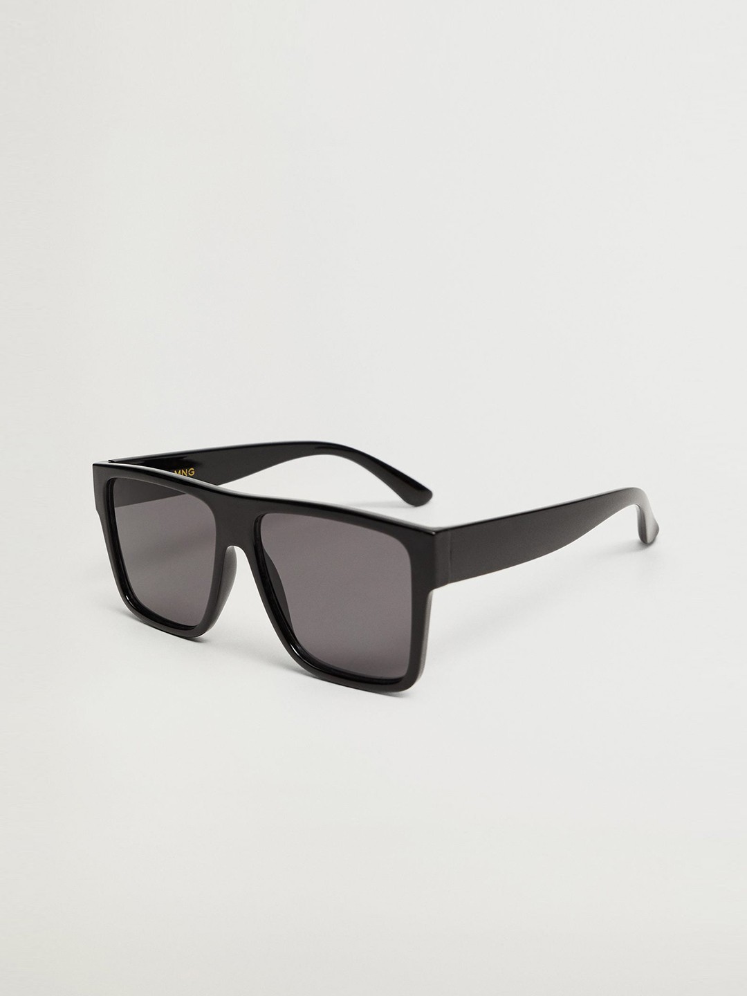 

MANGO Women Black Lens & Black Square Sunglasses with UV Protected Lens 87022512