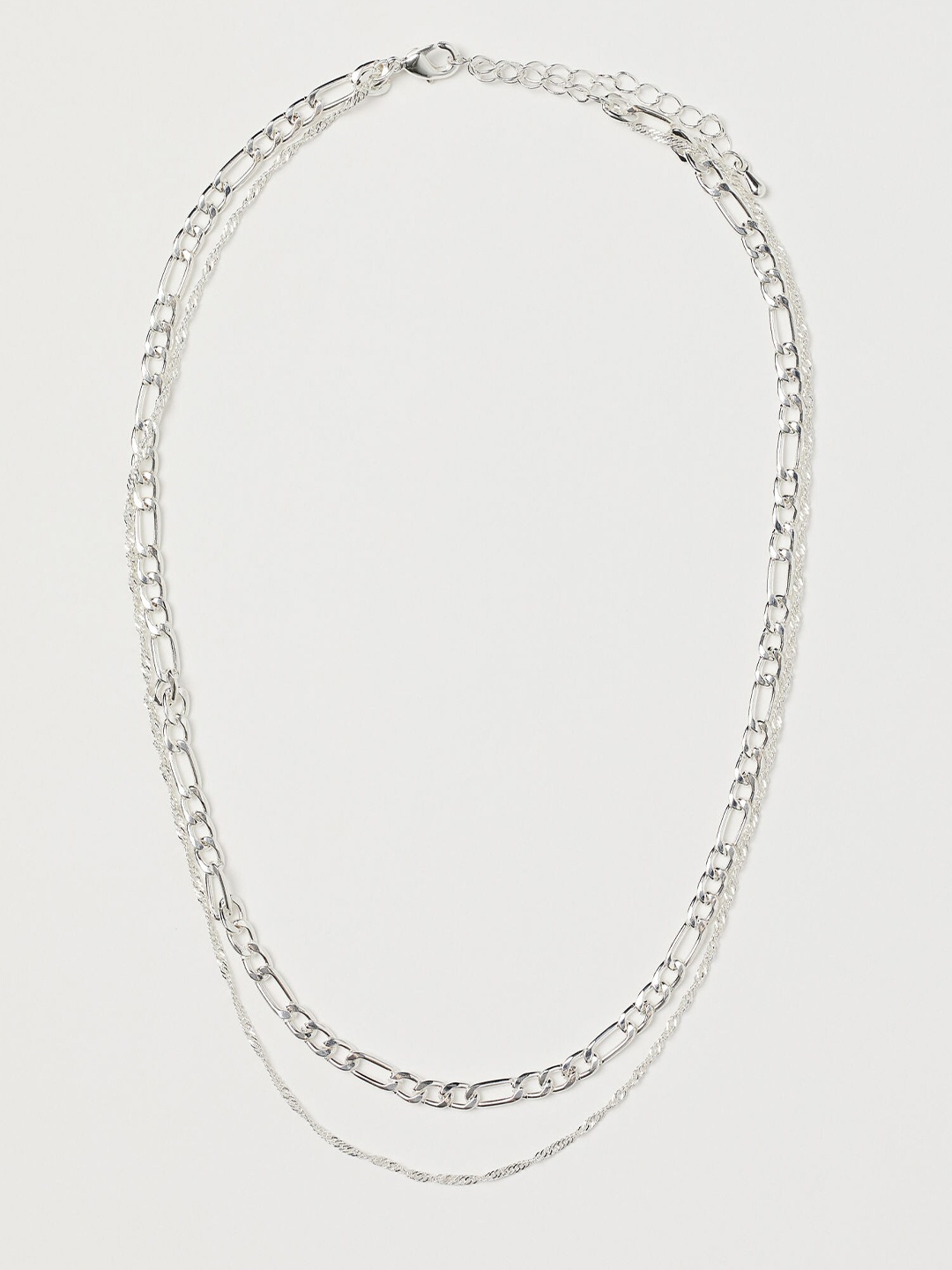 

H&M Silver-Toned Two-Strand Necklace