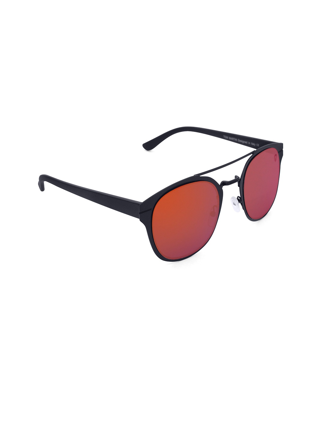 

Tom Martin Unisex Orange Lens & Black Wayfarer Sunglasses TM-1719SM-B-MORG