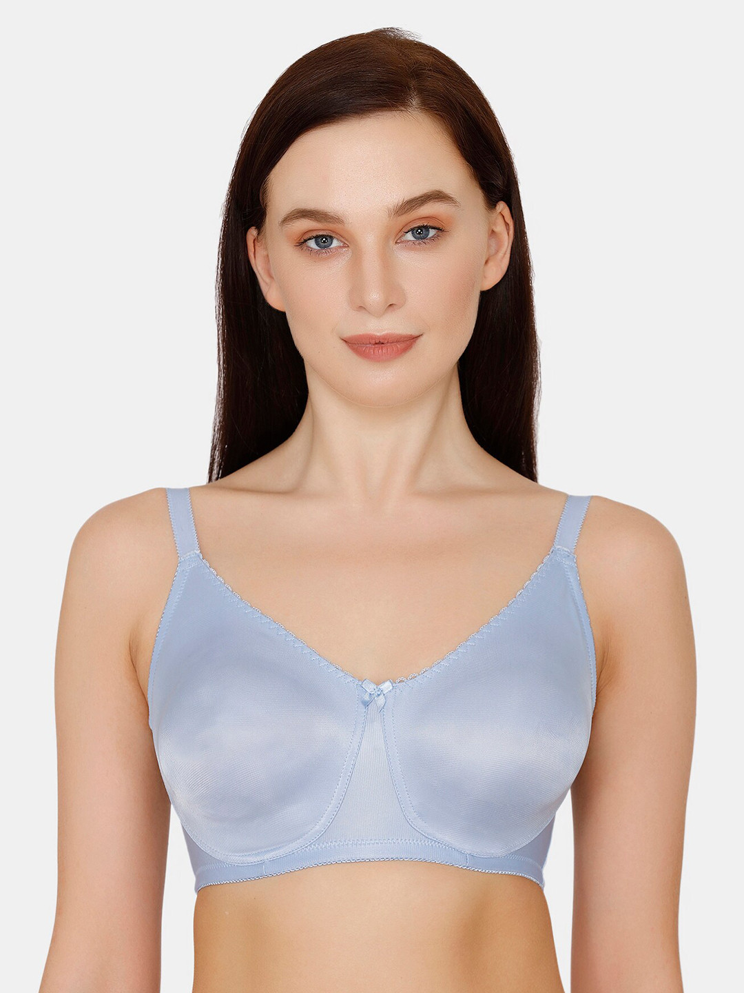 

Zivame Blue Solid Non-Wired Non Padded Everyday Bra