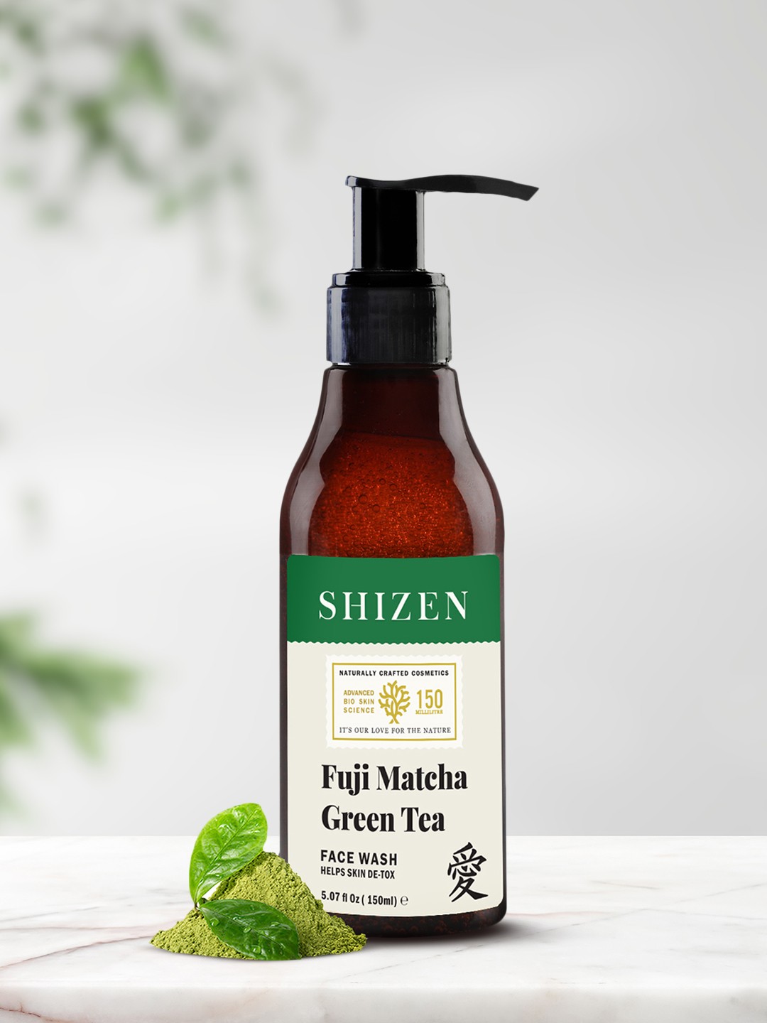

Shizen Skin De-Tox Fuji Matcha Green Tea Face Wash 150 gm