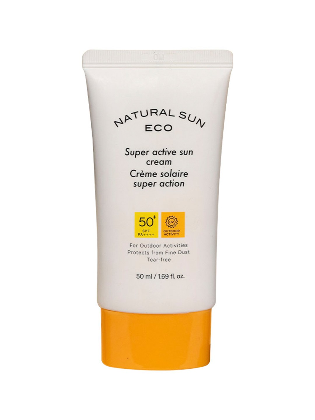 

The Face Shop Natural Sun Eco Super Active SPF 50+ PA++++ Sun Cream - 50 ml, White