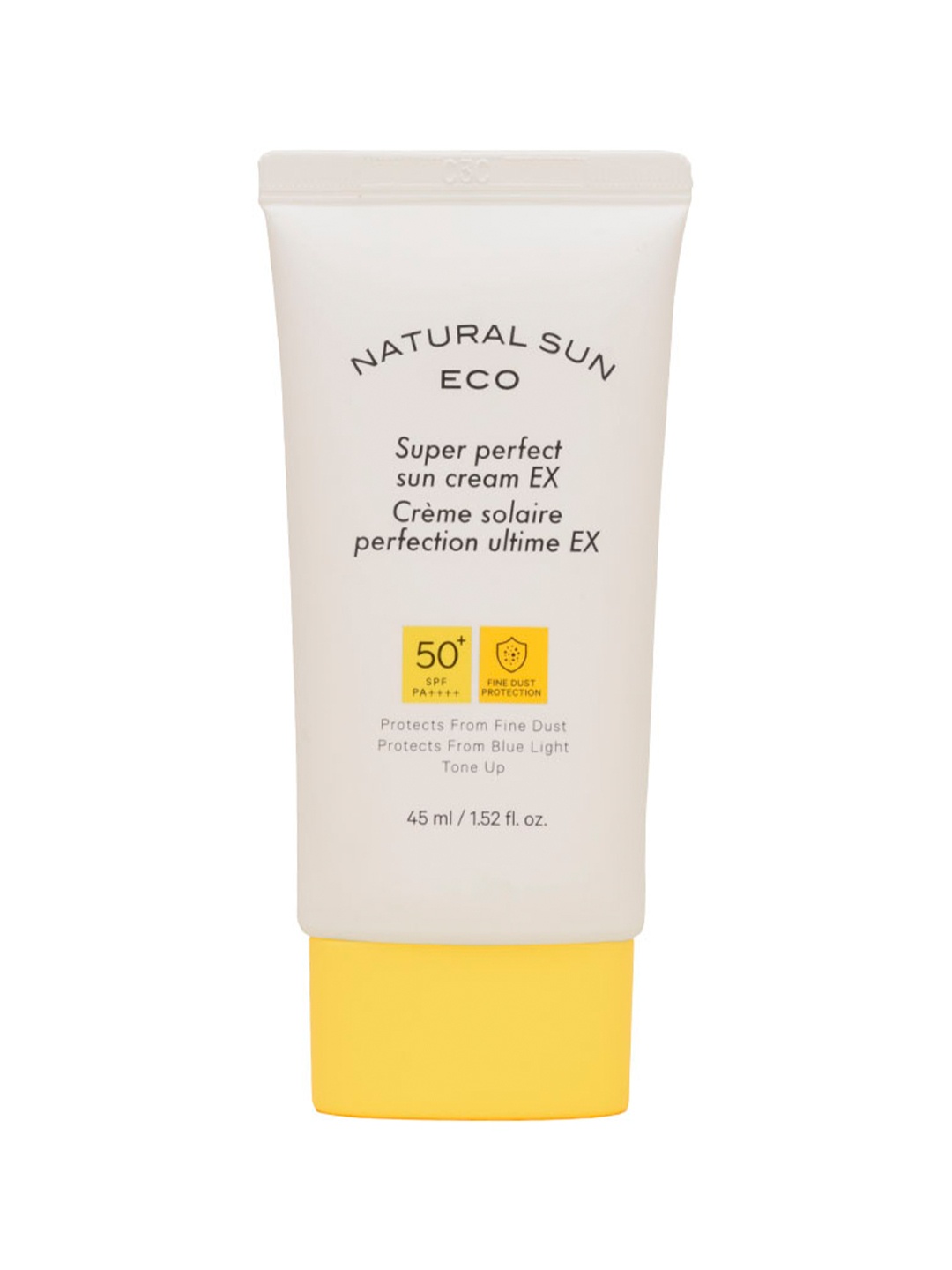 The Face Shop Unisex Natural Sun Eco Super Perfect Sun Cream EX 45 ml, White