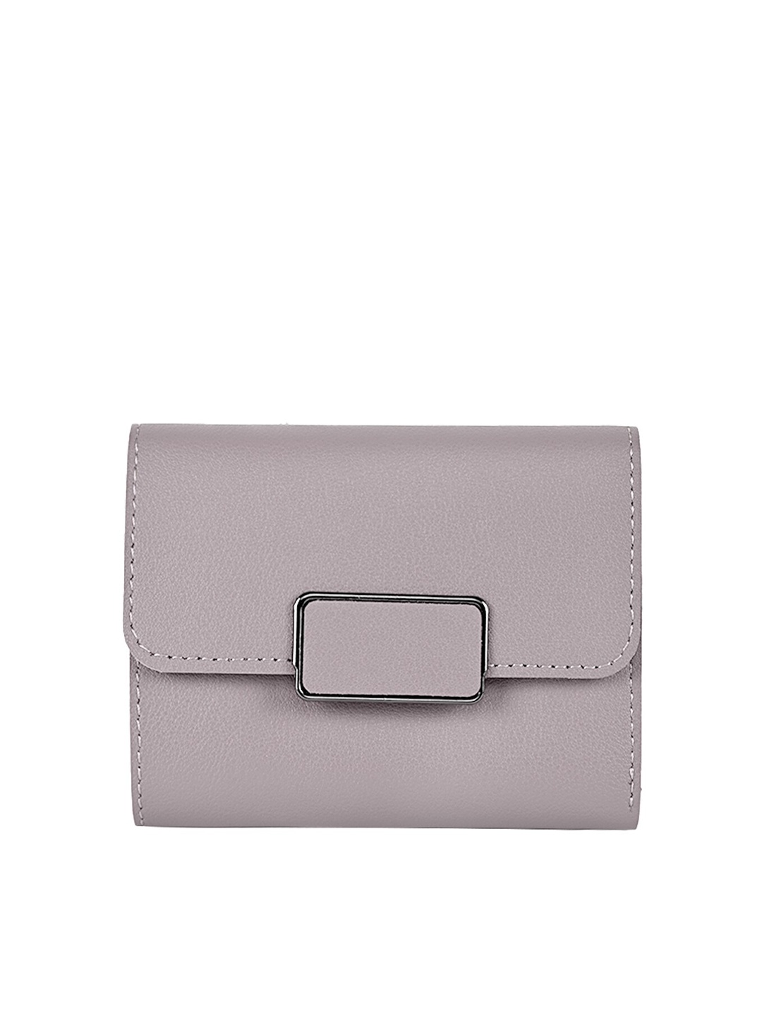 

Apsis Women Lavender Textured Three Fold Wallet