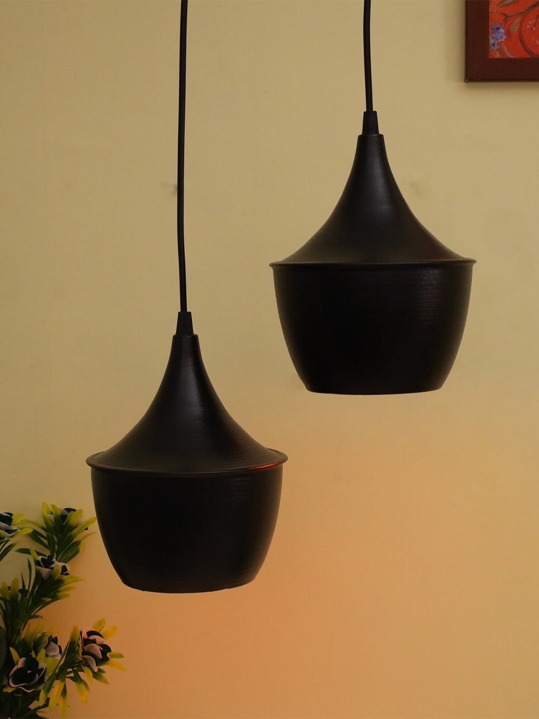 

Homesake Black Set of 2 Solid Contemporary Pendant Light