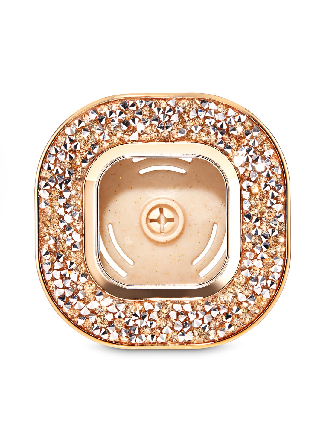 

Bath & Body Works Gold Glitter Vent Clip Car Fragrance Holder, Orange