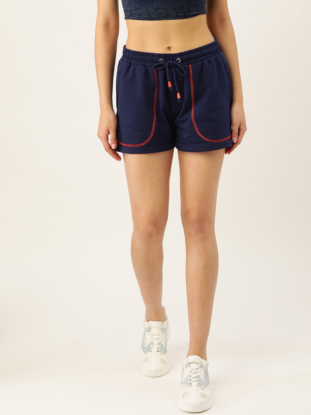 

DressBerry Women Navy Blue Shorts