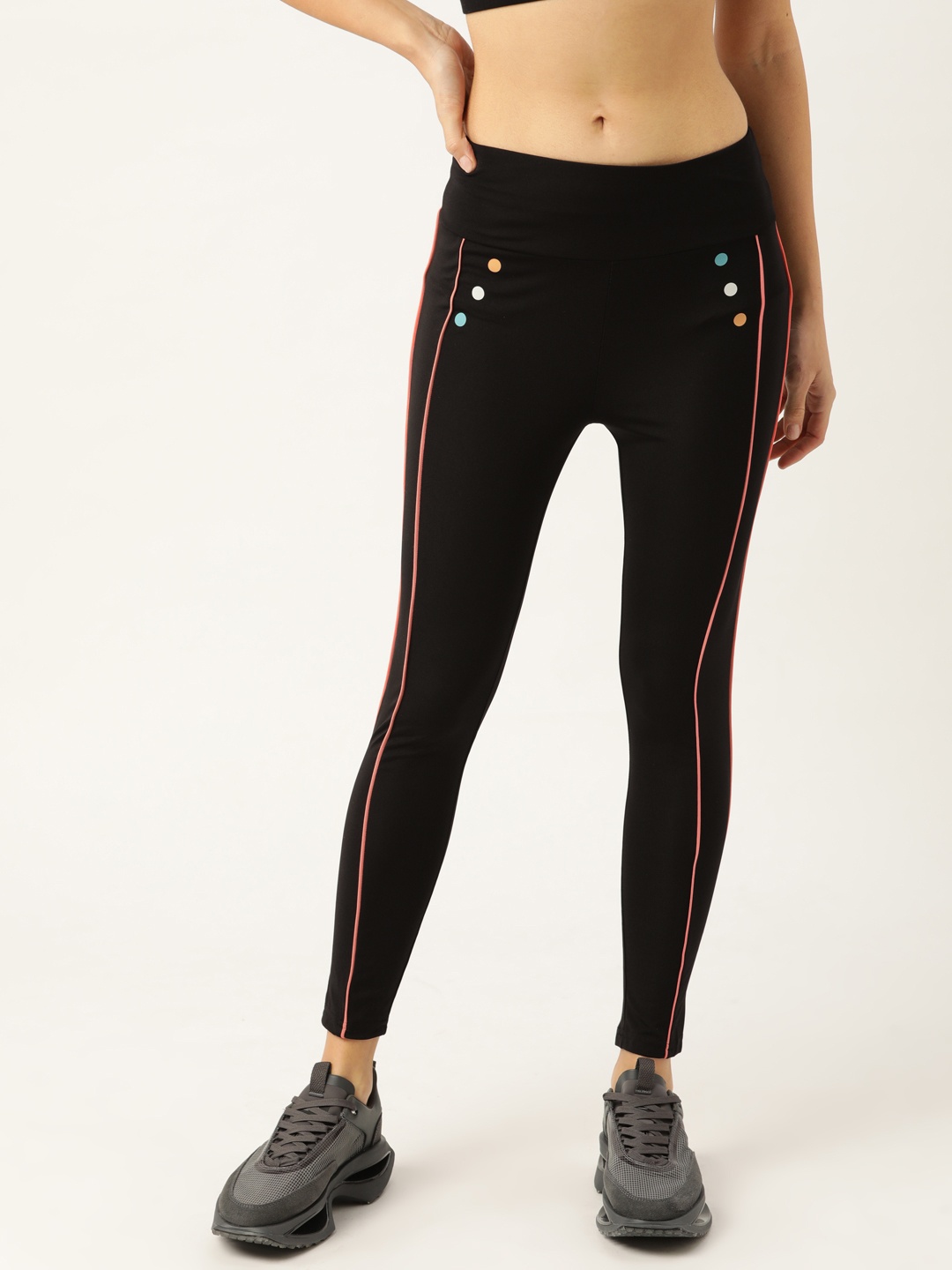 

DressBerry Women Black Solid Tights