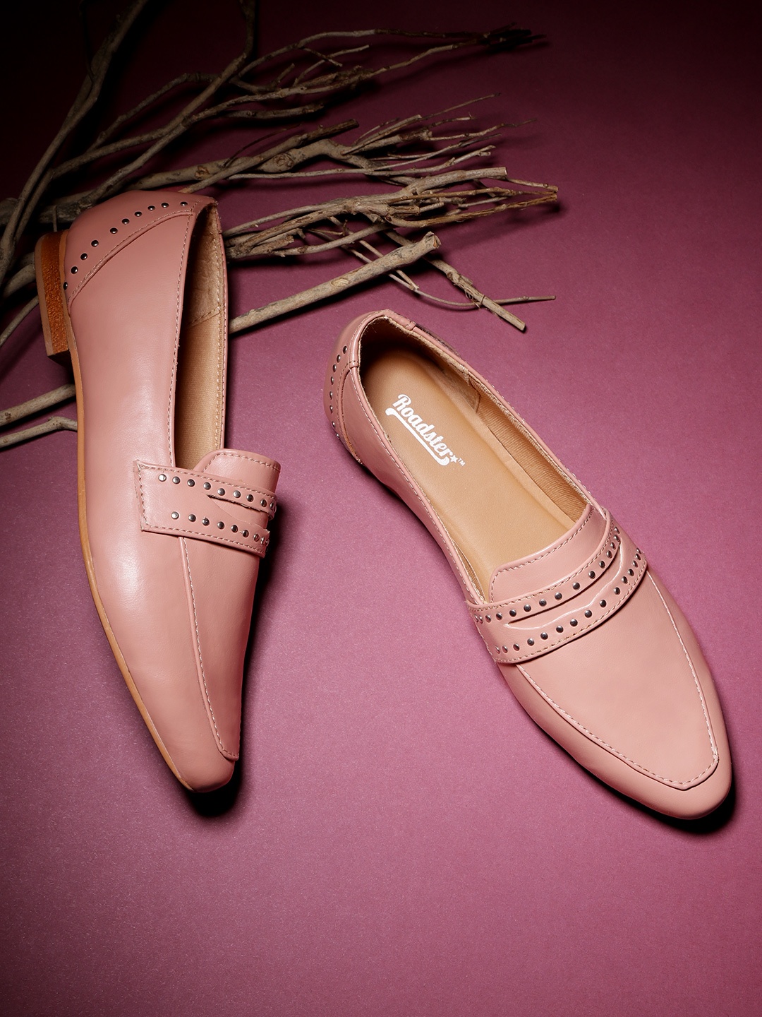 

Roadster Women Pink Penny Loafers