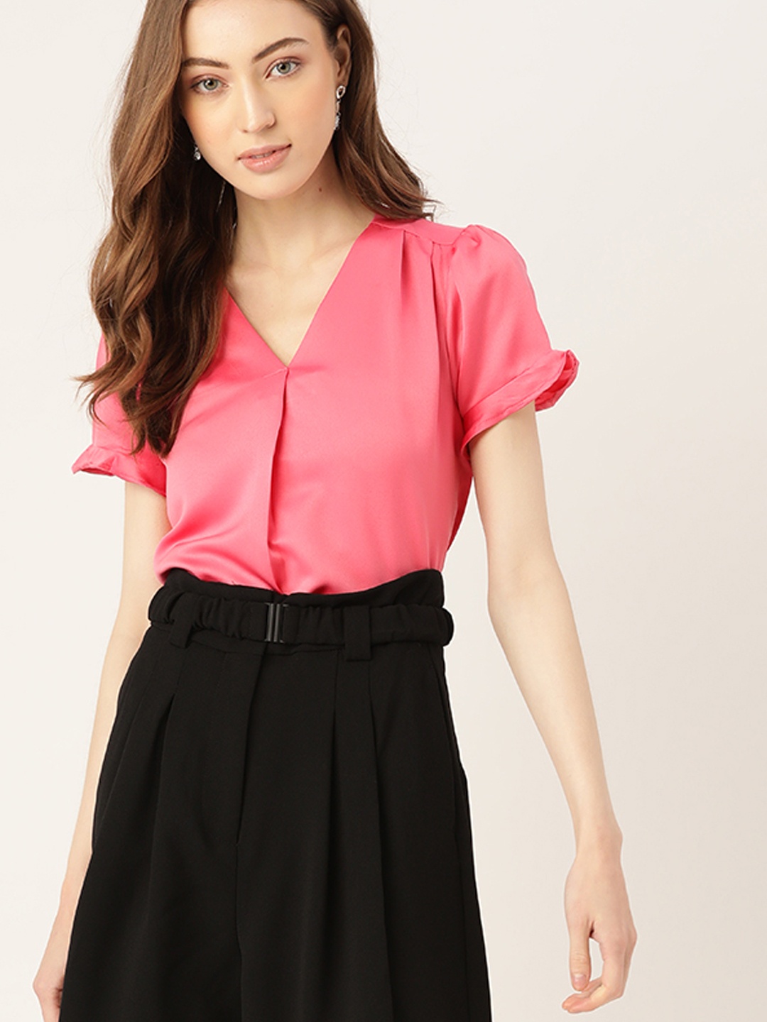 

DressBerry Pink Regular Top