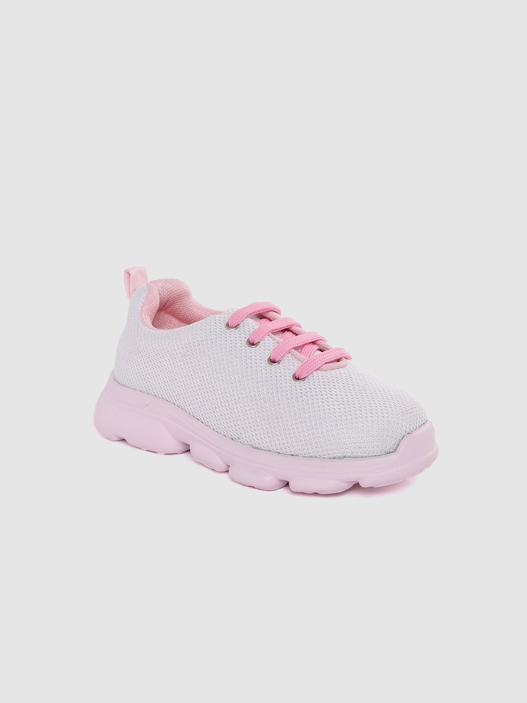 

YK Boys Off White Woven Design Sneakers