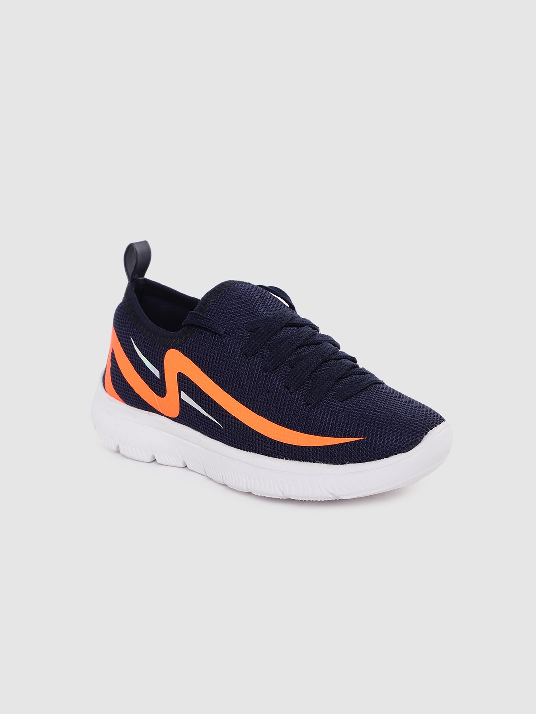 

YK Boys Navy Blue Woven Design Sneakers