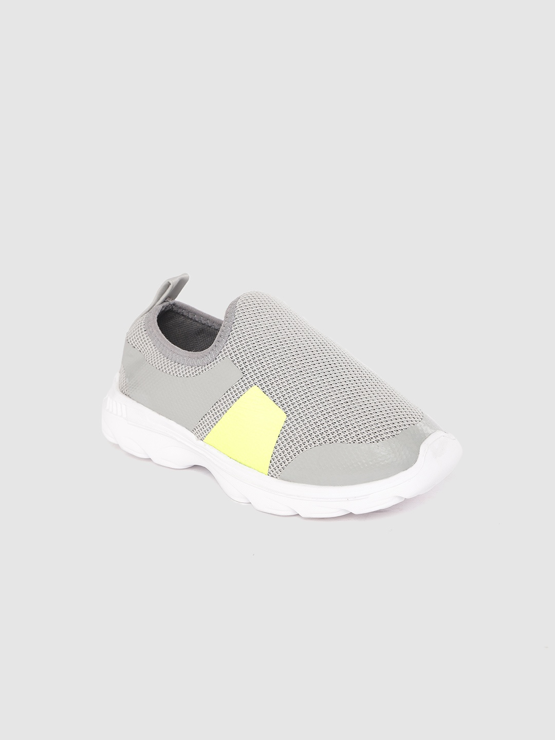 

YK Boys Grey Woven Design Slip-On Sneakers