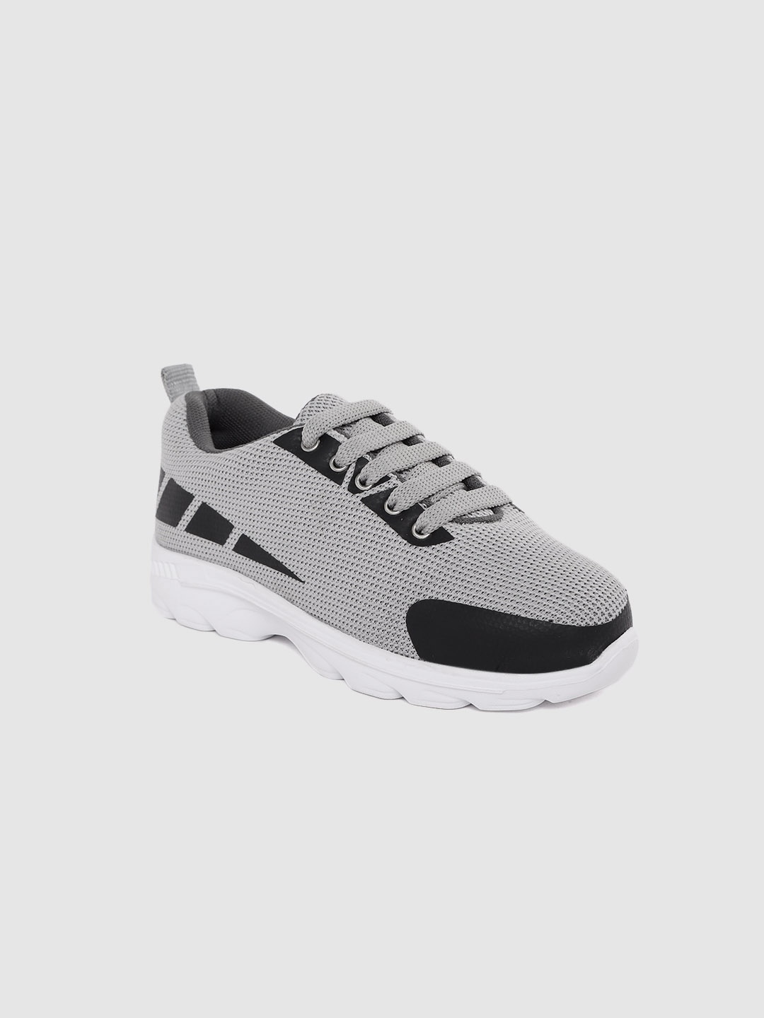 

YK Boys Grey & Black Colourblocked Sneakers