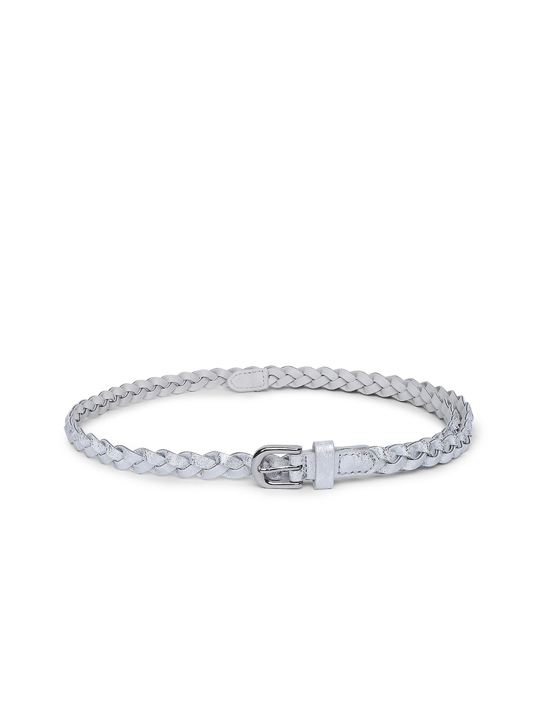 

Forever Glam by Pantaloons Women Silver-Toned Braided Belt