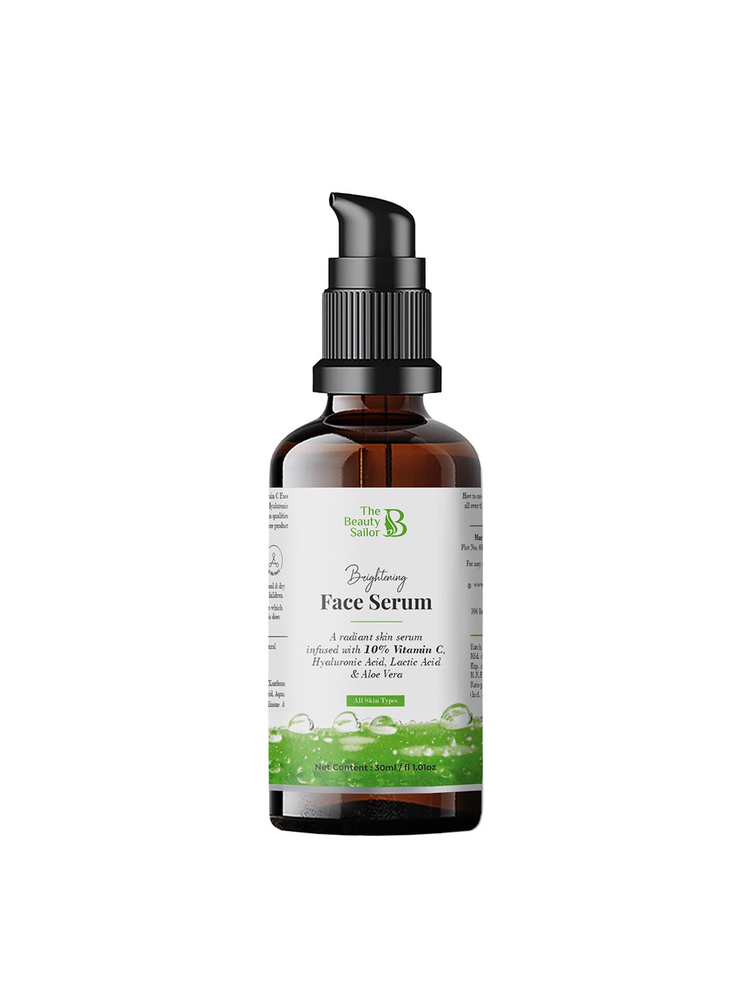 

The Beauty Sailor Face Serum with Hyaluronic Acid 30 ml, White