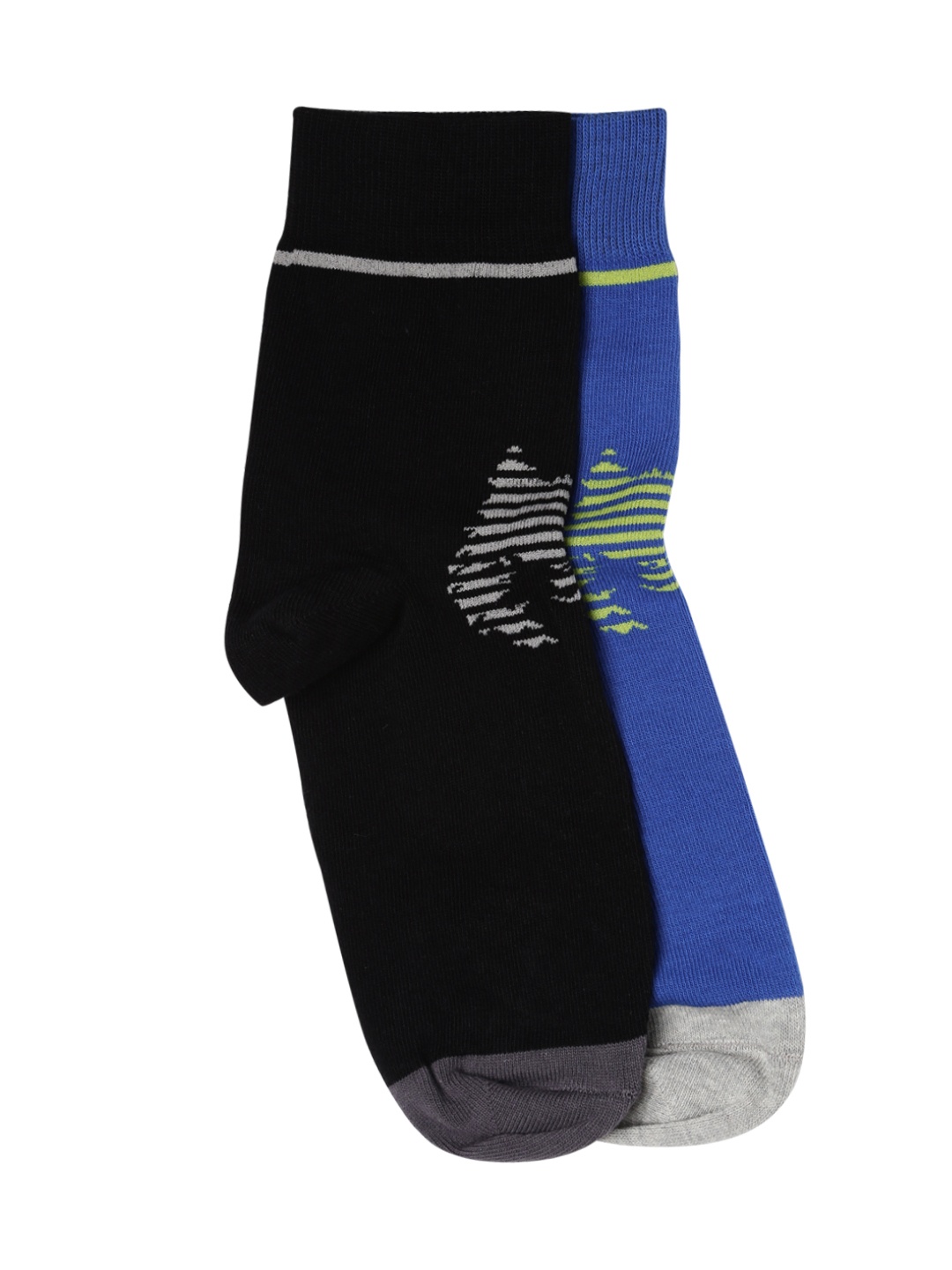 

Roadster Men Set of 2 Above Ankle-Length Socks, Black