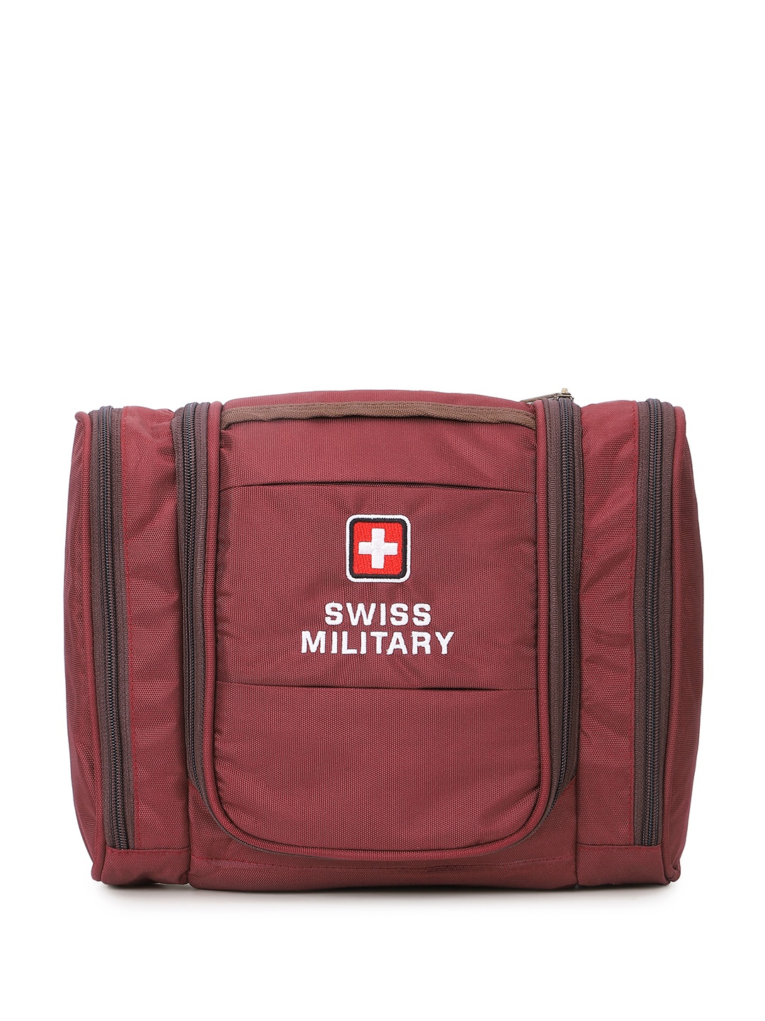 

Swiss Military Unisex Maroon Toiletry Bag