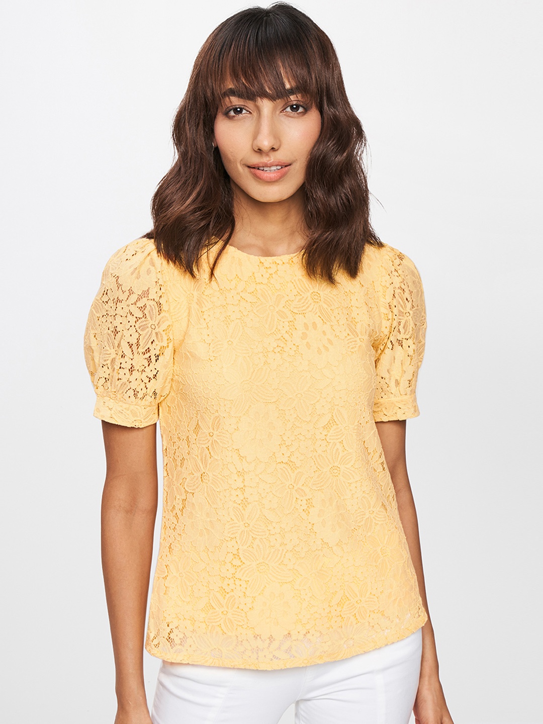 

AND Yellow Regular Top