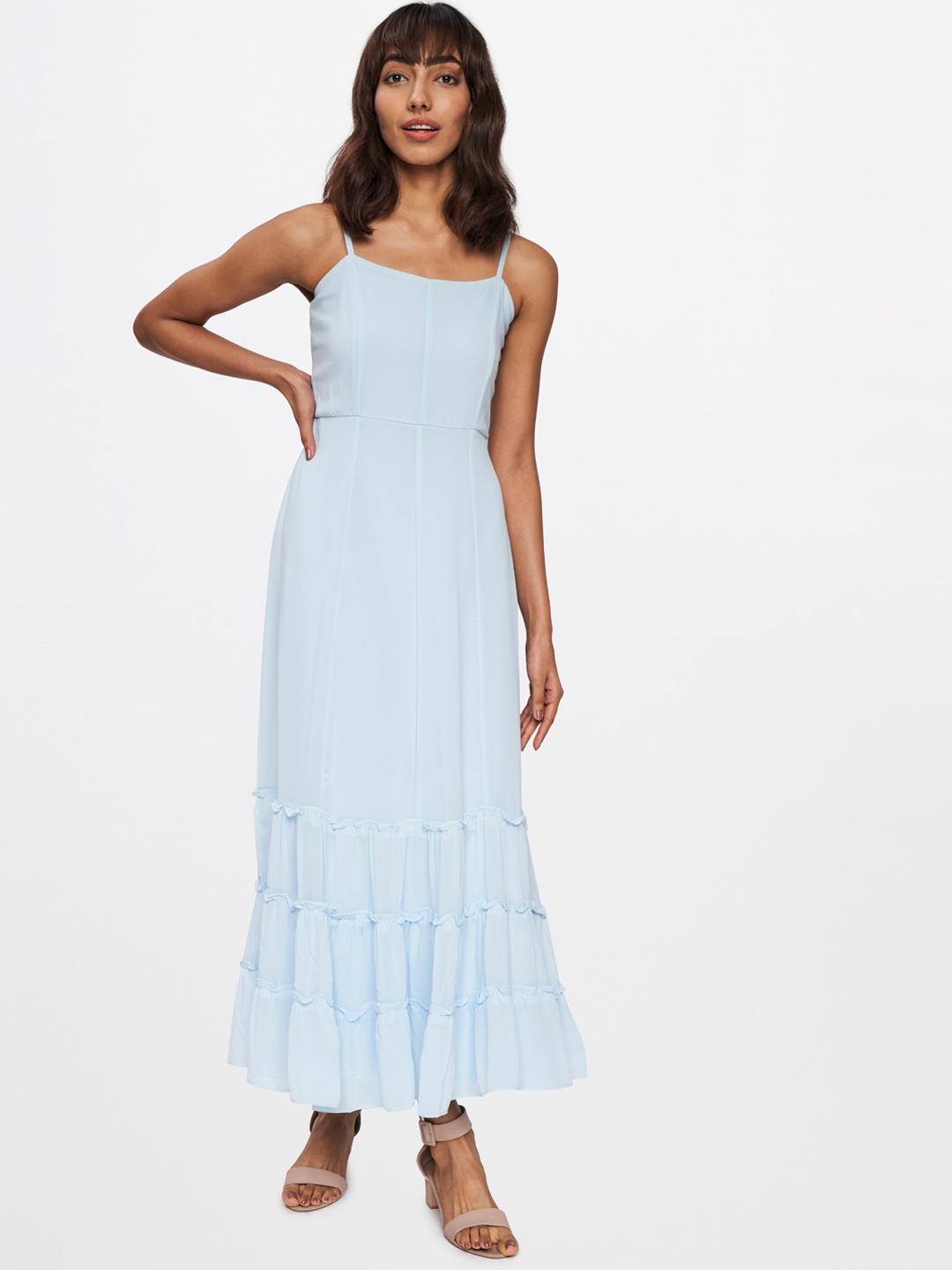 

AND Blue Layered Maxi Dress