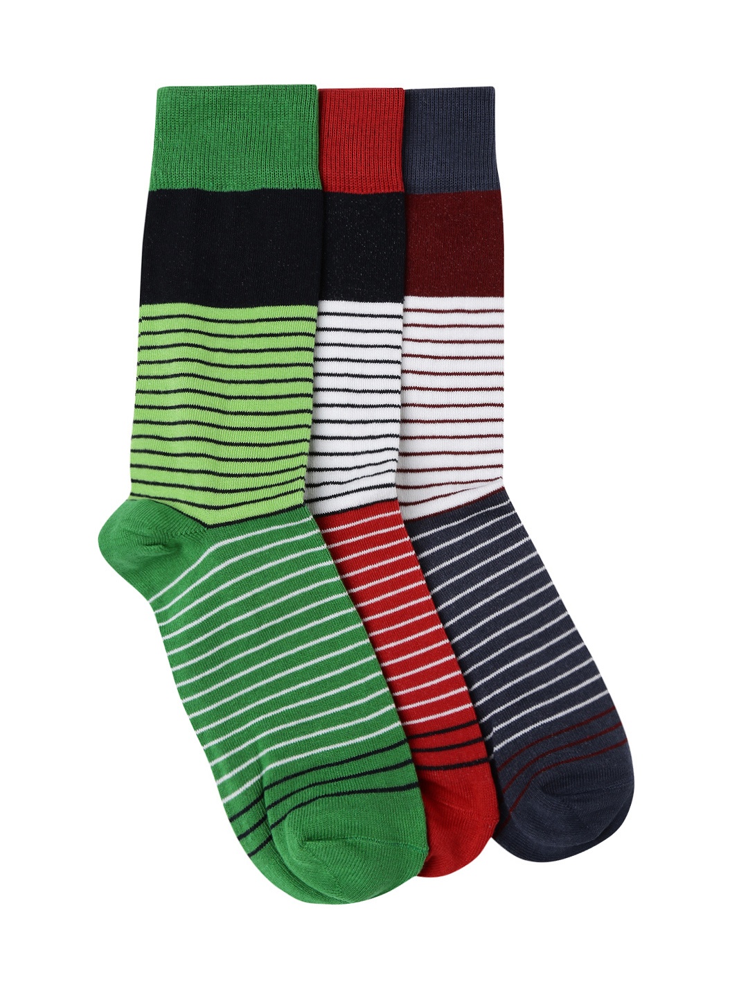 

Mast & Harbour Men Set of 3 Above Ankle-Length Socks, Navy blue